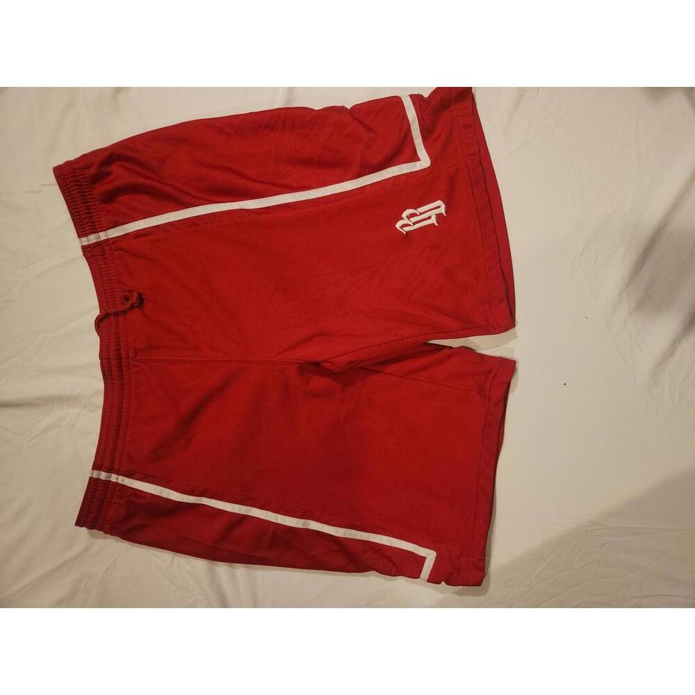 Big Ben Red Basketball Shorts. Mens Size Medium. 9 inch inseam